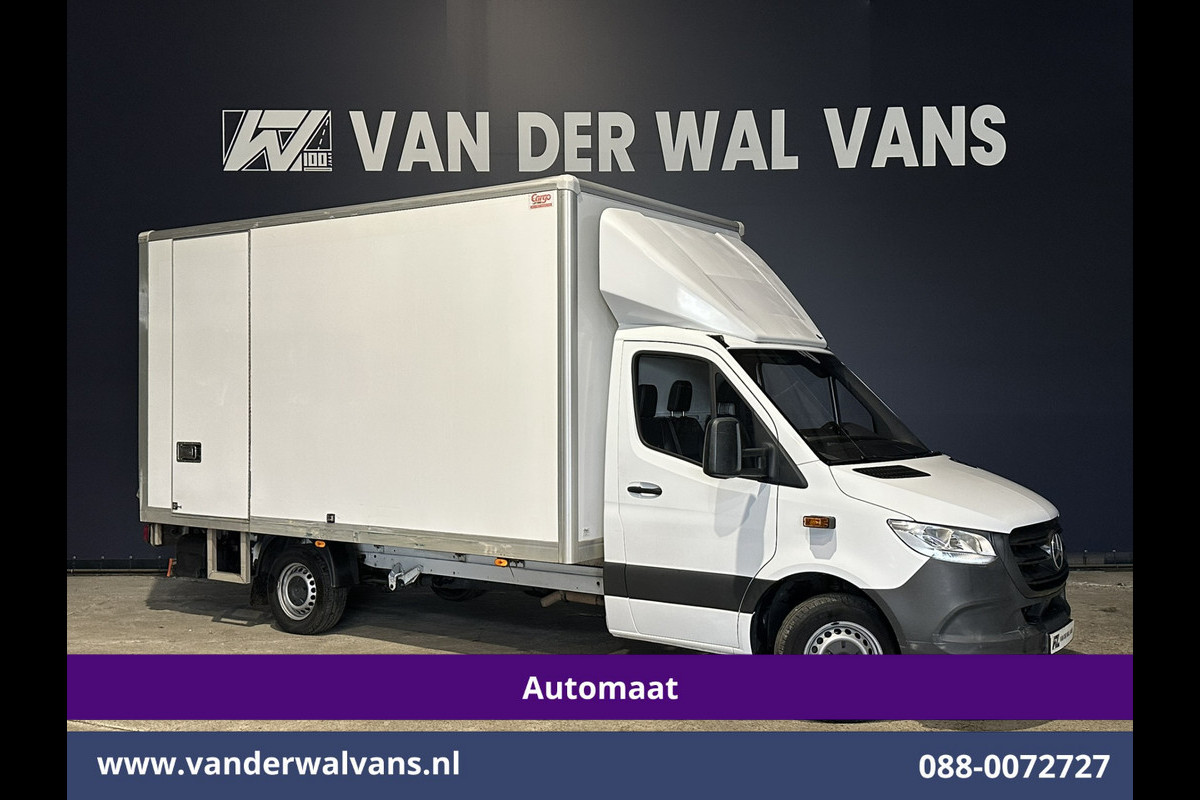 Mercedes-Benz Sprinter 314 CDI 436x222x228 Automaat Bakwagen Laadklep Zijdeur Euro6 Airco | Leder | Lat om Lat betimmering Bijrijdersbank