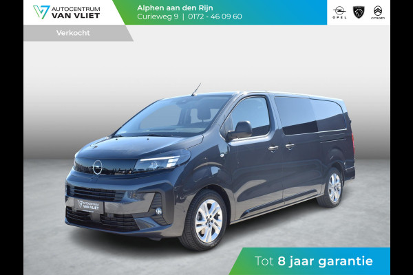 Opel Vivaro Electric 75 kWh Dubbele Cabine | tot 8 jaar garantie | 2x schuifdeur | Dynamic Comfort NAV Pakket | Comfort Pakket |  Exterieur pakket | Winterpakket | Betimmering | LM velgen | Rijklaarprijs