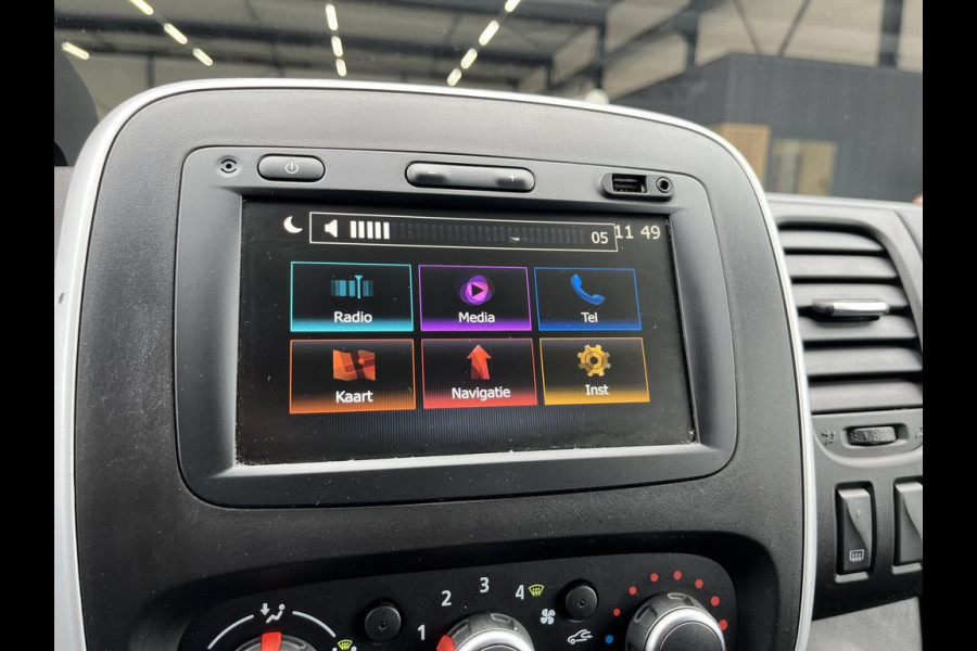 Renault Trafic 2.0 dCi 120pk E6 L2 Comfort BPM Vrij! Lease €262 p/m, Trekhaak, Bott inr., Airco, Navi, PDC, Cruise controle, Onderhoudshistorie aanwezig