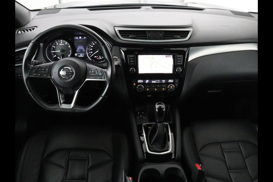 Nissan QASHQAI 1.3 DIG-T Tekna+ | Automaat | Panoramadak | Leder | Trekhaak | Stoelverwarming | 360 Camera | Adaptive cruise | Bose Sound | Navigatie | Carplay | Full LED |