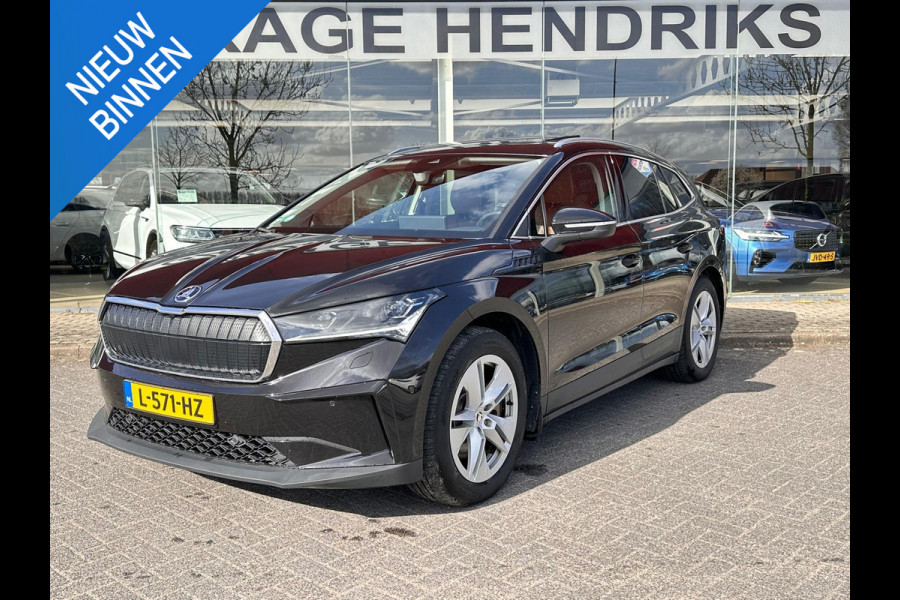 Škoda ENYAQ iV 80 | SOH: nnb | Panorama | Havana Leder | Trekhaak | Blindspot | Memory Seat |