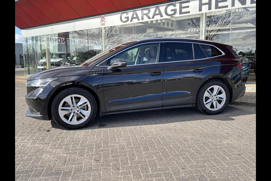 Škoda ENYAQ iV 80 | SOH: nnb | Panorama | Havana Leder | Trekhaak | Blindspot | Memory Seat |