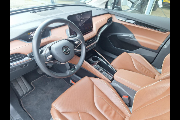 Škoda ENYAQ iV 80 | SOH: nnb | Panorama | Havana Leder | Trekhaak | Blindspot | Memory Seat |