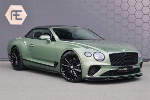 Bentley Continental GTC 4.0 V8 | 22" SPEED DESIGN | ALPINE GREEN | NEW BENTLEY SERVICE | SPORTUITLAAT | NEKVERWARMING | STUURWIELVERWARMING | STOELKOELI