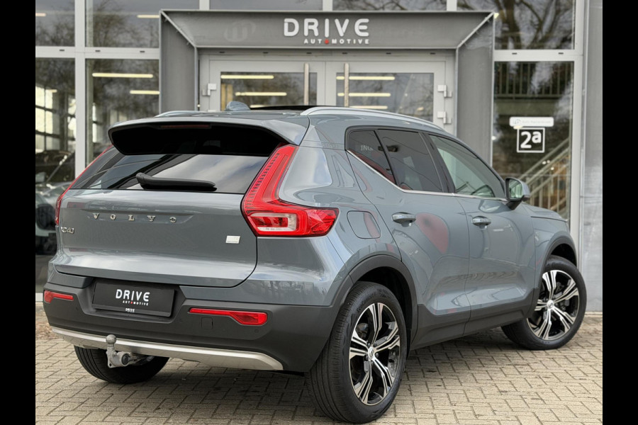Volvo XC40 1.5 T5 Recharge Inscription |Pano|H/K|360CAM|Leer|Memory|PilotAssist|Trekhaak|Thunder Grey