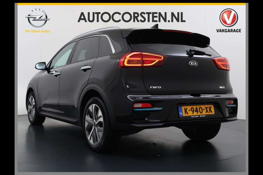 Kia e-Niro ExecutiveLine 64kWh 3-Fase SOH 100% Schuif-Kanteldak Leder Warmtepomp Elek.Stoel+Memory JBL®-Audio Pdc Navi Ecc Camera Apple Car Stoelverwarming+Koeling Stuurverwarming Lmv Privacy Glas DAB Vess Lane Assist Blind Spot 1E Eigenaar Dealeronderhouden Origineel Nederlandse Auto