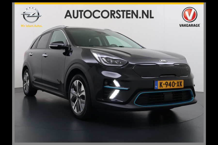 Kia e-Niro ExecutiveLine 64kWh 3-Fase SOH 100% Schuif-Kanteldak Leder Warmtepomp Elek.Stoel+Memory JBL®-Audio Pdc Navi Ecc Camera Apple Car Stoelverwarming+Koeling Stuurverwarming Lmv Privacy Glas DAB Vess Lane Assist Blind Spot 1E Eigenaar Dealeronderhouden Origineel Nederlandse Auto