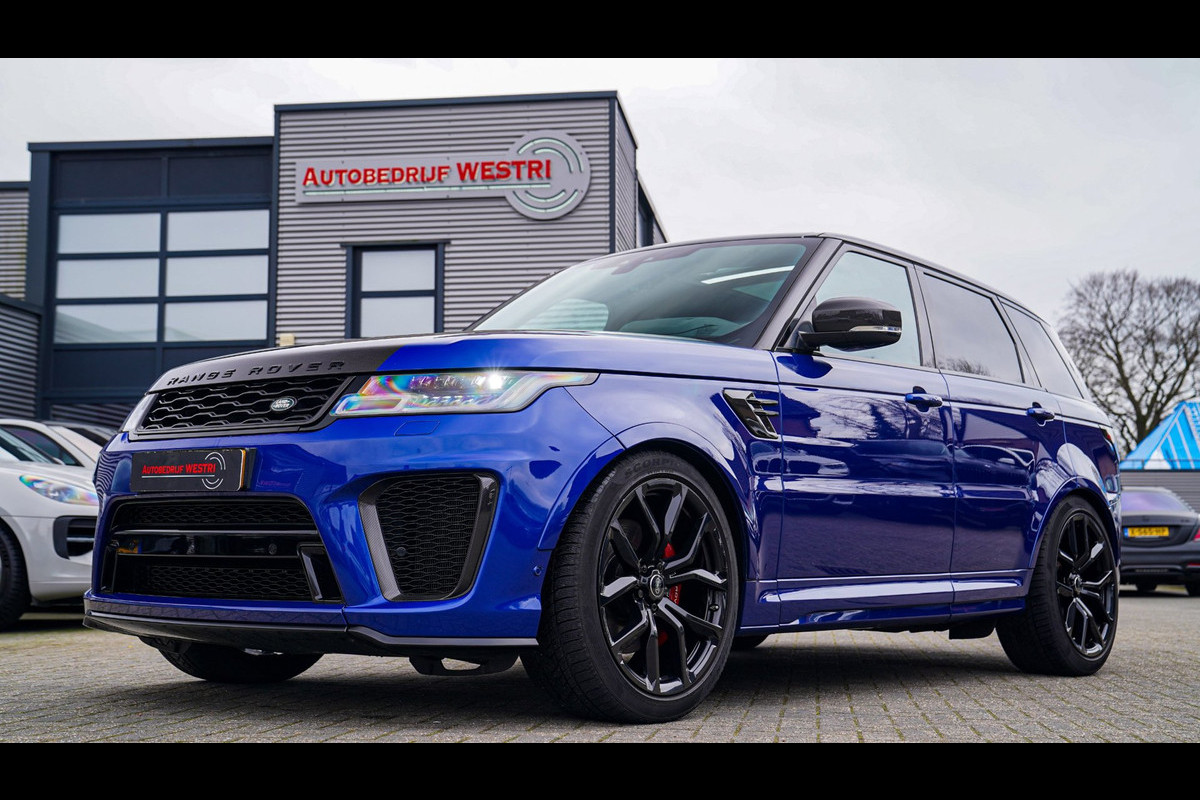 Land Rover Range Rover Sport 5.0 V8 SC SVR | Carbon Motorkap | Stoelverkoeling | Head Up Display | Alcantara hemel | 360 camera