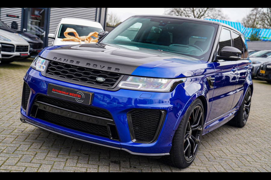 Land Rover Range Rover Sport 5.0 V8 SC SVR | Carbon Motorkap | Stoelverkoeling | Head Up Display | Alcantara hemel | 360 camera