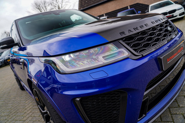 Land Rover Range Rover Sport 5.0 V8 SC SVR | Carbon Motorkap | Stoelverkoeling | Head Up Display | Alcantara hemel | 360 camera