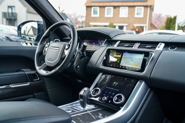 Land Rover Range Rover Sport 5.0 V8 SC SVR | Carbon Motorkap | Stoelverkoeling | Head Up Display | Alcantara hemel | 360 camera