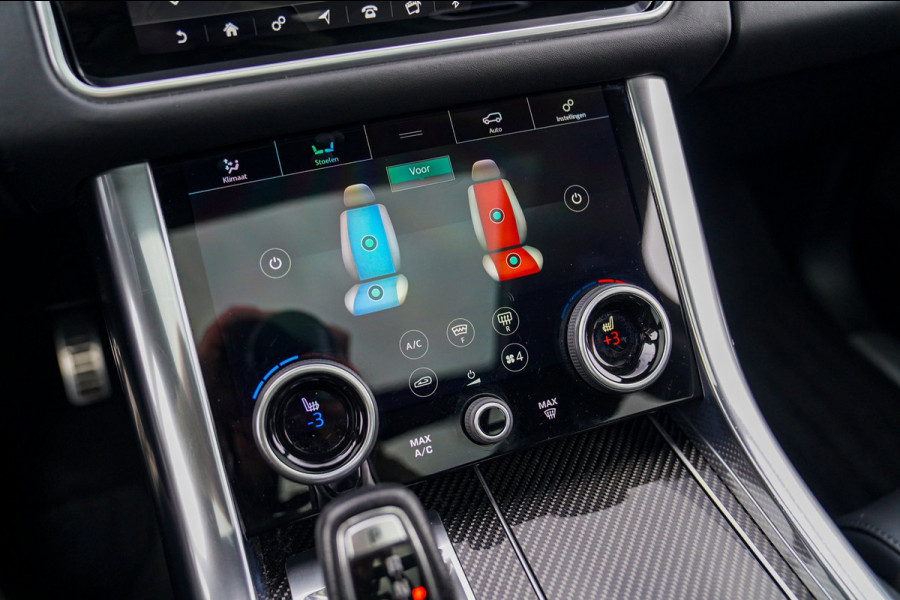 Land Rover Range Rover Sport 5.0 V8 SC SVR | Carbon Motorkap | Stoelverkoeling | Head Up Display | Alcantara hemel | 360 camera