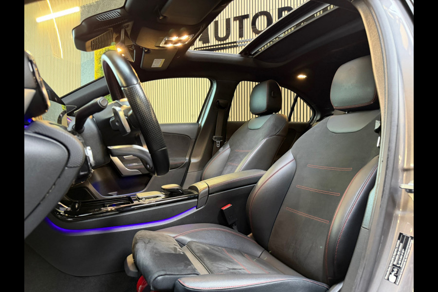 Mercedes-Benz A-Klasse 250e Premium Plus |AMG|PANO|BURMESTER|360CAM|MEMORY|KEYLESS|SFEERVERLICHT|DEALER ONDERHOUDEN|218PK|BOMVOL!|