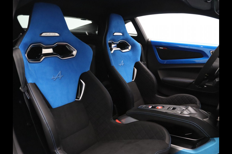 ALPINE A110 1.8 GTS Aero Pack - Focal - Blauw Alcantara - Camera - Parkeersensoren V+A