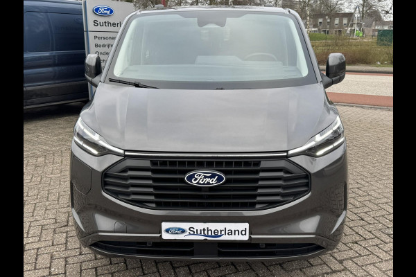 Ford Transit Custom 320 2.5 PHEV L2H1 Limited DC |SCI| Dubbele cabine | Adaptive Cruise Control | Groot middenconsole | 8-weg verstelbare & verwarmbare passagiersstoel | 13 polige trekhaak | 17 inch lichtmetalen velgen | Verwarmbaar stuurwiel | Draadloos opladen | Adaptieve LED koplampen | Reservewiel