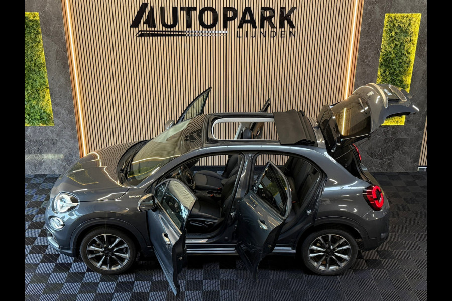 Fiat 500X 1.5 Hybrid Sport |CABRIO|OPENDAK| KEYLESS | CAMERA |HALFLEDER | AUTOMAAT |LANE ASSIST|CARPLAY|BOMVOL!