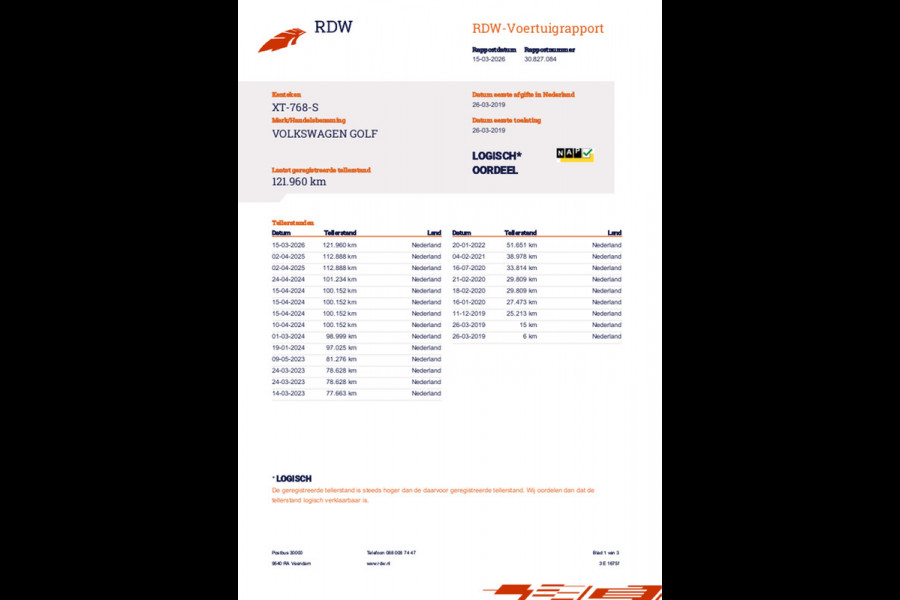 Volkswagen Golf 1.5 TSI R-LINE NAP | PANO | VIRTUAL | LED | KEYLESS | VOL!