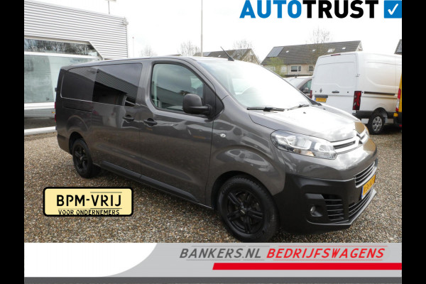 Citroën Jumpy 2.0 BlueHDI 120PK, L3, Dubbel cabine, Airco, 2 x Schuifdeur