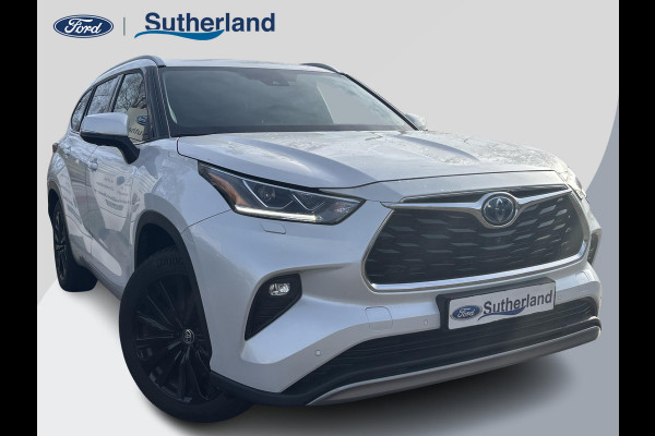 Toyota highlander 2.5 AWD Hybrid Premium | Bellen voor bezichtiging  | 7p |  Panoramadak | 360 graden camera | Platinum Pearl White | Adaptieve cruisecontrol | JBL audio | Head up Display | Stoelverwarming | Achterbank verwarmd | SCI