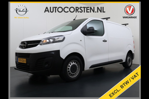 Opel Vivaro 2.0D 123pk L2H1 3-Pers. EURO6 Navi Apple Carplay Android Mirror Link Airco Cruise Control Regen-Lichtsensor Bluetooth Edition Schuifdeur Betonplex Vloer Lat om Lat betimmering Achterdeuren Origineel Nederlandse Auto