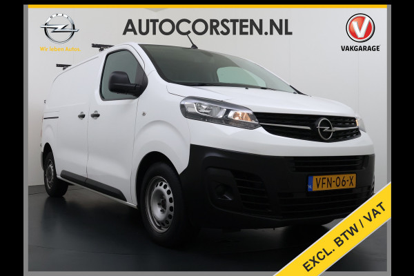 Opel Vivaro 2.0D 123pk L2H1 3-Pers. EURO6 Navi Apple Carplay Android Mirror Link Airco Cruise Control Regen-Lichtsensor Bluetooth Edition Schuifdeur Betonplex Vloer Lat om Lat betimmering Achterdeuren Origineel Nederlandse Auto