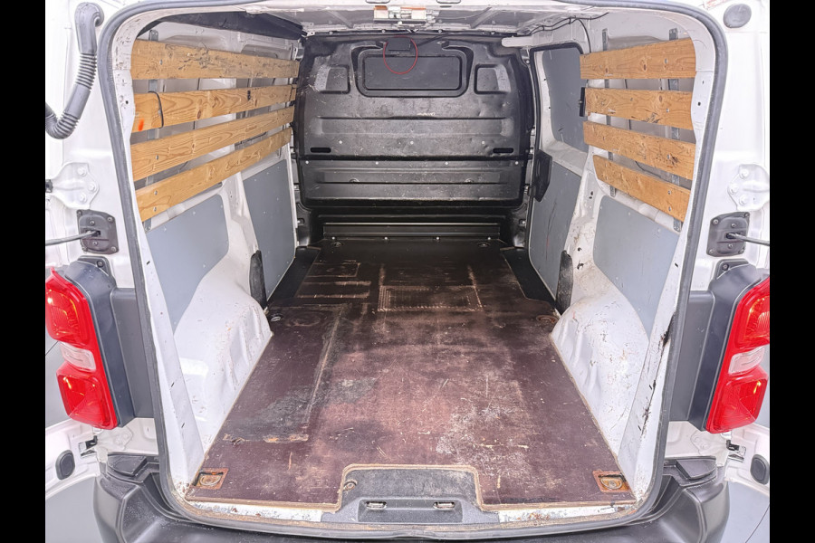 Opel Vivaro 2.0D 123pk L2H1 3-Pers. EURO6 Navi Apple Carplay Android Mirror Link Airco Cruise Control Regen-Lichtsensor Bluetooth Edition Schuifdeur Betonplex Vloer Lat om Lat betimmering Achterdeuren Origineel Nederlandse Auto