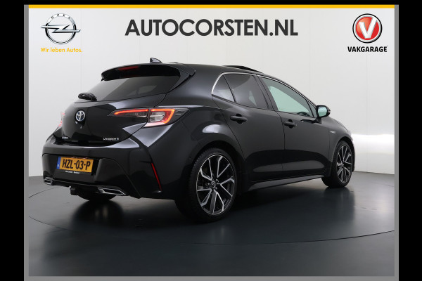 Toyota Corolla 2.0I 184 PK Hybride AUT. Trekhaak Pano-Dak Camera Adaptive-Cruise Apple Carplay Android Stoel+Stuurverwarming Navi* Ecc JBL®-Aud Led Privacy Glas Lane Assist Regen-Lichtsensor Keyless Voorruit Verwarmbaar Dodehoekdetectie Zeer compleet!