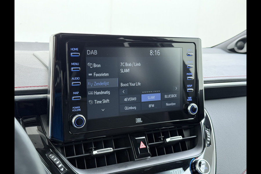 Toyota Corolla 2.0I 184 PK Hybride AUT. Trekhaak Pano-Dak Camera Adaptive-Cruise Apple Carplay Android Stoel+Stuurverwarming Navi* Ecc JBL®-Aud Led Privacy Glas Lane Assist Regen-Lichtsensor Keyless Voorruit Verwarmbaar Dodehoekdetectie Zeer compleet!