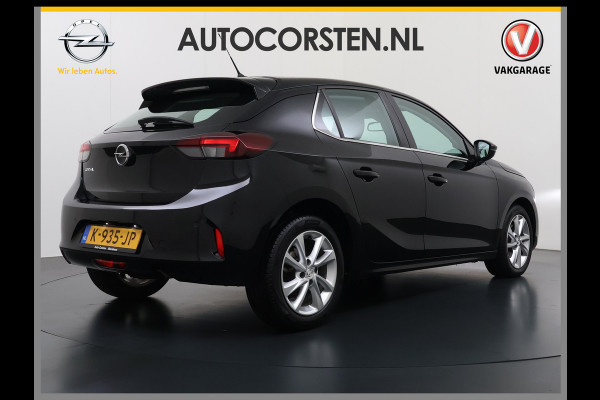 Opel Corsa 1.2T 101PK Navi PDC-a+v 360°Camera Airco Apple Carplay Android 1/2 LeerCruise Control Pdc Elegance Distributie bij 91.000km vervangen! Lane Assist Isofix Led Regen-Lichtsensor Lmv Chroompakket 1e Eigenaar Origineel Nederlandse Auto Incl. volledige onderhoudshistorie € 22.000 nieuw