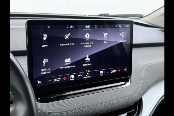 Škoda ENYAQ iV 80 SOH 92% Trekhaak Lmv 21" Stoel+Stuurverwarming Matrix Led Camera Apple Carplay Android Auto Navi Ecc Cruise Control Pdc Draadloze telefoonlader Keyless Advanced Privacy Glas Led Isofix DAB Comfort+Klimaat+Licht Pakket 1.000KG Trekgewicht 1e Eigenaar Origineel Nederlandse Auto 1.000kg trekvermogen € 54.000 nieuw