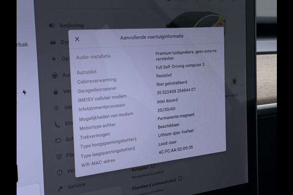 Tesla Model 3 SR+ 325PK Trekhaak LFP-Accu AutoPilot Leer Pano-Dak Adaptive Cruise Lmv 18" Camera's Elektr.-Stuur+Stoelen+Spiegels+Geheugen+Eas SOH 92% Ecc Navi Led DAB Voorverwarmen interieur via App Keyless One-Pedal-Drive 1.000KG Trekgewicht 1e Eigenaar Origineel Nederlandse Auto Fabrieksgarantie op Accu en Motor tot 14-12-2028/160.000km