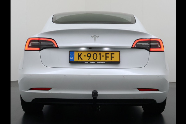 Tesla Model 3 SR+ 325PK Trekhaak LFP-Accu AutoPilot Leer Pano-Dak Adaptive Cruise Lmv 18" Camera's Elektr.-Stuur+Stoelen+Spiegels+Geheugen+Eas SOH 92% Ecc Navi Led DAB Voorverwarmen interieur via App Keyless One-Pedal-Drive 1.000KG Trekgewicht 1e Eigenaar Origineel Nederlandse Auto Fabrieksgarantie op Accu en Motor tot 14-12-2028/160.000km
