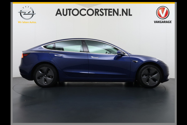 Tesla Model 3 SR+ 325PK LFP-Accu AutoPilot Leer Pano-Dak Adaptive Cruise Lmv 18" Camera's Elektr.-Stuur+Stoelen+Spiegels+Geheugen+Easy-Entry+V SOH 90% Ecc Navi Led DAB Voorverwarmen interieur via App Keyless One-Pedal-Drive Origineel Nederlandse Auto Slechts 26.700km!