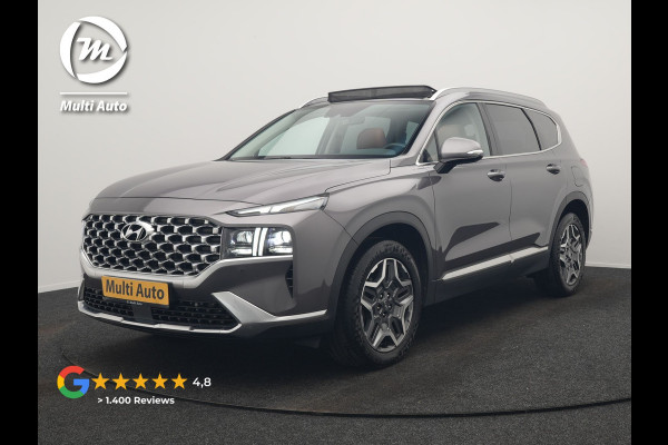 Hyundai Santa Fe 1.6 T-GDI Premium Smart Sky PHEV 266pk Dealer O.H. | Panodak | Adaptive Cruise | Camera | Krell Audio | Lederen Sportstoelen Verwarmd | Apple Carplay | Keyless | Blis | Stuur Verwarmd | Navigatie | DAB | Plug In Hybrid