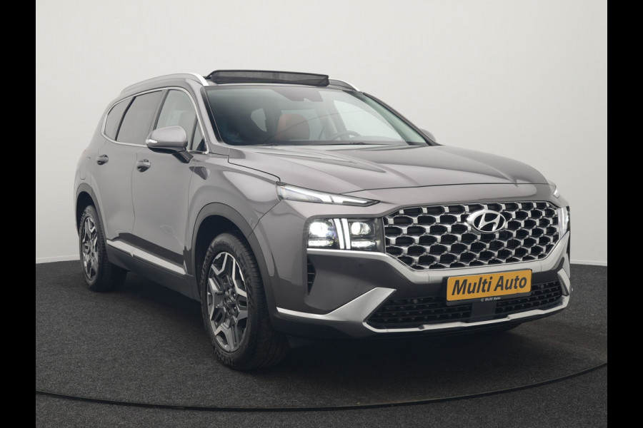 Hyundai Santa Fe 1.6 T-GDI Premium Smart Sky PHEV 266pk Dealer O.H. | Panodak | Adaptive Cruise | Camera | Krell Audio | Lederen Sportstoelen Verwarmd | Apple Carplay | Keyless | Blis | Stuur Verwarmd | Navigatie | DAB | Plug In Hybrid
