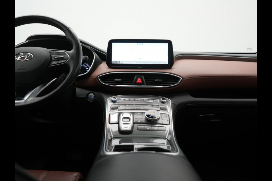 Hyundai Santa Fe 1.6 T-GDI Premium Smart Sky PHEV 266pk Dealer O.H. | Panodak | Adaptive Cruise | Camera | Krell Audio | Lederen Sportstoelen Verwarmd | Apple Carplay | Keyless | Blis | Stuur Verwarmd | Navigatie | DAB | Plug In Hybrid