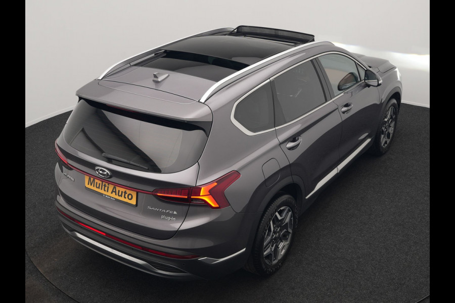 Hyundai Santa Fe 1.6 T-GDI Premium Smart Sky PHEV 266pk Dealer O.H. | Panodak | Adaptive Cruise | Camera | Krell Audio | Lederen Sportstoelen Verwarmd | Apple Carplay | Keyless | Blis | Stuur Verwarmd | Navigatie | DAB | Plug In Hybrid