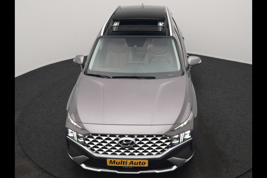 Hyundai Santa Fe 1.6 T-GDI Premium Smart Sky PHEV 266pk Dealer O.H. | Panodak | Adaptive Cruise | Camera | Krell Audio | Lederen Sportstoelen Verwarmd | Apple Carplay | Keyless | Blis | Stuur Verwarmd | Navigatie | DAB | Plug In Hybrid