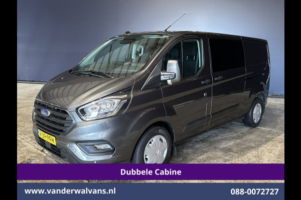 Ford Transit Custom 2.0 TDCI 170pk L2H1 Dubbele Cabine Euro6 Airco | 5-Zits | 2x Zijdeur | Camera | LED Apple Carplay, Android Auto, Cruisecontrol, Parkeersensoren, Stoelverwarming, Verwarmde voorruit 2800kg trekvermogen