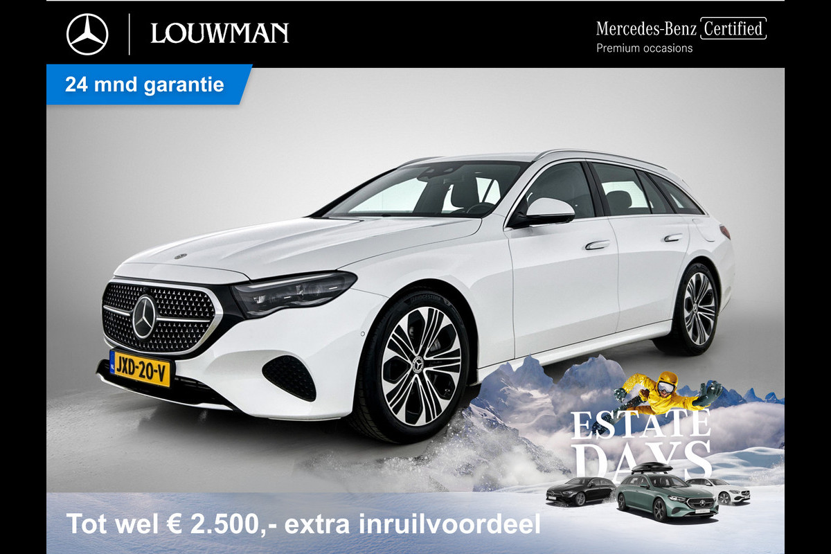 Mercedes-Benz E-Klasse Estate 300 e Luxury Line Plug-In Hybride Trekhaak | Rijassistentiepakket plus | Parkeerpakket met 360°-camera | Distronic | Sfeerverlichting. MB-paasweekend