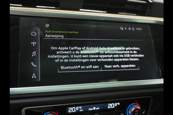 Audi Q3 45 TFSI e S-Line Edition Black | Panoramadak | Two Tone Leder | Sonos | Alcantara Design | Adaptive Cruise