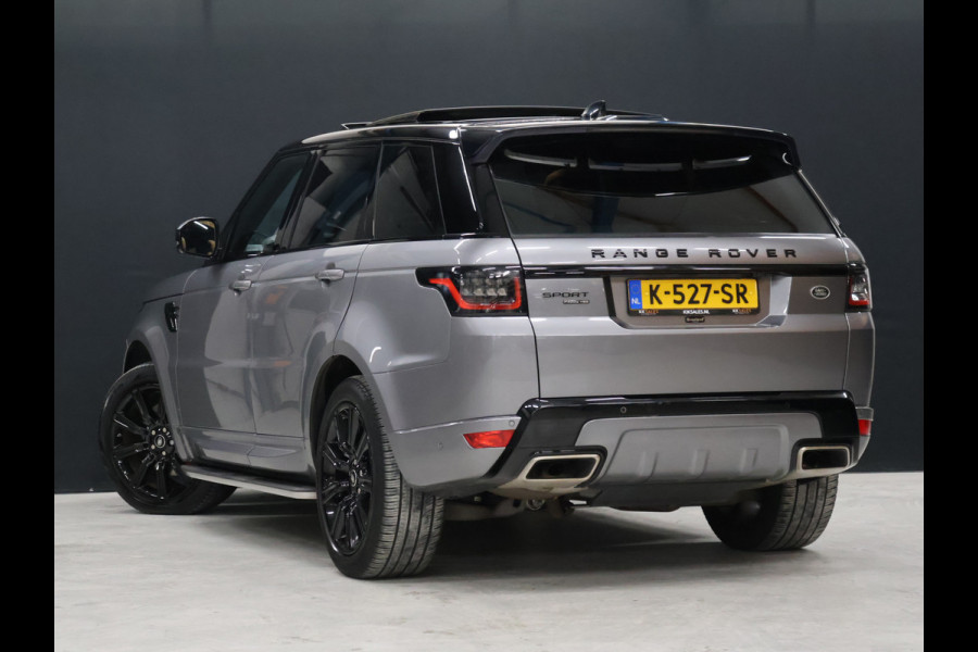 Land Rover Range Rover Sport P400e HSE [LUCHTVERING, SCHUIFKANTELDAK, MEMORY SEATS, MERIDIAN SOUND, APPLE CARPLAY, ANDROID, HEAD-UP, 360 CAMERA, STUURVERWARMING, ADAPTIVE CRUISE, STOELVERWARMING, NIEUWSTAAT]