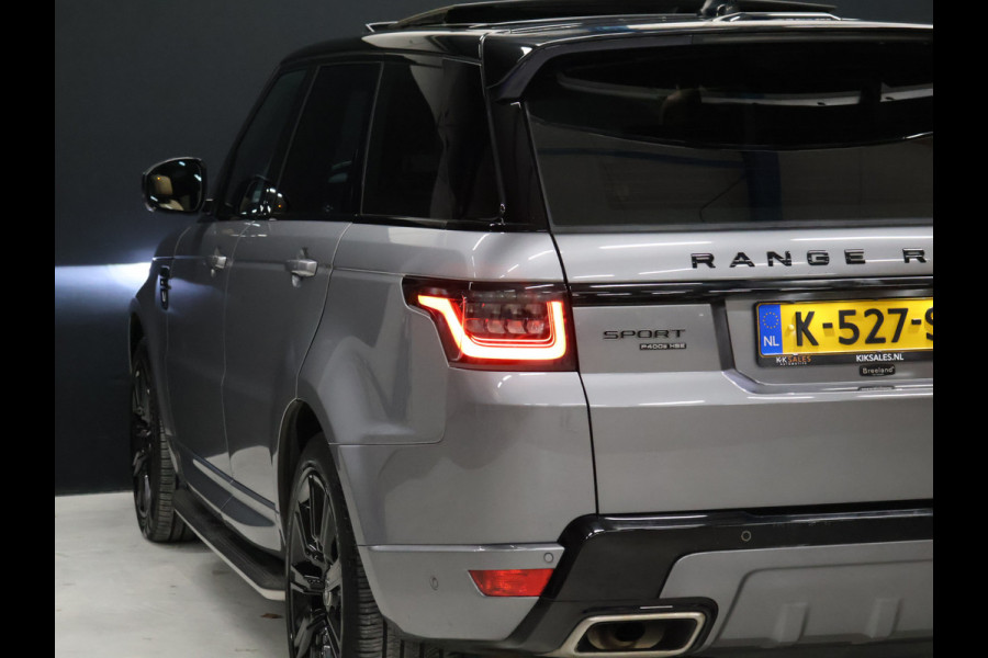 Land Rover Range Rover Sport P400e HSE [LUCHTVERING, SCHUIFKANTELDAK, MEMORY SEATS, MERIDIAN SOUND, APPLE CARPLAY, ANDROID, HEAD-UP, 360 CAMERA, STUURVERWARMING, ADAPTIVE CRUISE, STOELVERWARMING, NIEUWSTAAT]