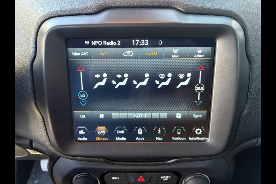 Jeep Renegade 1.3T DDCT 150pk Automaat Limited LED/NAVI/CARPLAY/ADAPT.CRUISE/PDC/TREKHAAK