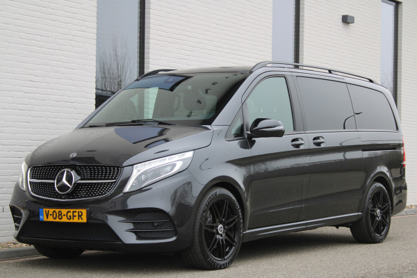 Mercedes-Benz V-Klasse 300d / Lang / AMG / DC / Panorama / 2x Schuifdeur / Apple Carplay / 360 Camera / Leer / Nette Staat.
