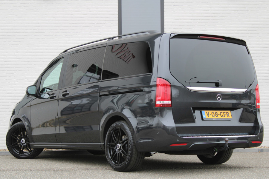 Mercedes-Benz V-Klasse 300d / Lang / AMG / DC / Panorama / 2x Schuifdeur / Apple Carplay / 360 Camera / Leer / Nette Staat.