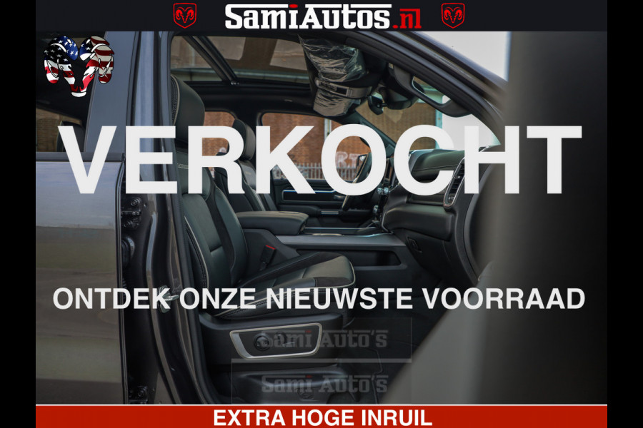 Dodge Ram 1500 Laramie Sport 5.7 V8 HEMI 402PK 4x4 | Panorama dak | 12' Scherm |Granite Crystal Metallic | Crew Cab | 5 Persoons | Dubbele Cabine | DC | VOORRAAD NR 2526 - 1272 |