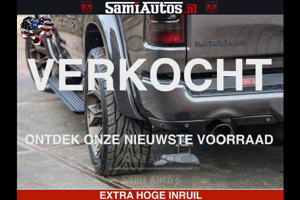 Dodge Ram 1500 Laramie Sport 5.7 V8 HEMI 402PK 4x4 | Panorama dak | 12' Scherm |Granite Crystal Metallic | Crew Cab | 5 Persoons | Dubbele Cabine | DC | VOORRAAD NR 2526 - 1272 |