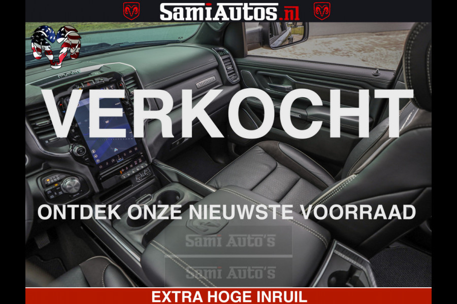 Dodge Ram 1500 Laramie Sport 5.7 V8 HEMI 402PK 4x4 | Panorama dak | 12' Scherm |Granite Crystal Metallic | Crew Cab | 5 Persoons | Dubbele Cabine | DC | VOORRAAD NR 2526 - 1272 |
