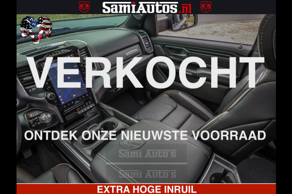 Dodge Ram 1500 Laramie Sport 5.7 V8 HEMI 402PK 4x4 | Panorama dak | 12' Scherm |Granite Crystal Metallic | Crew Cab | 5 Persoons | Dubbele Cabine | DC | VOORRAAD NR 2526 - 1272 |